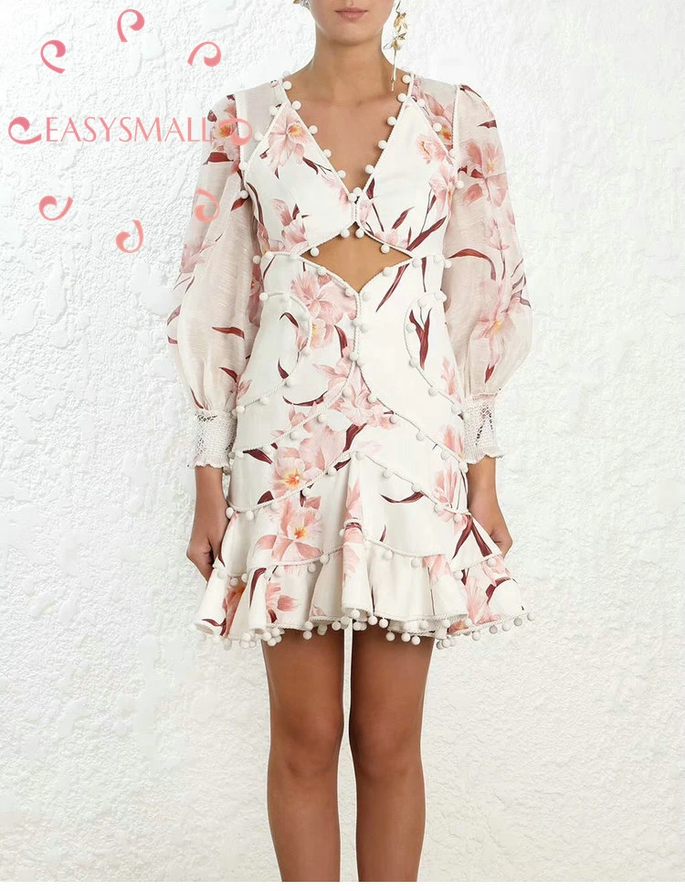 EASYSMALL, женское весеннее платье, модное, сексуальное, высокое качество, Vestidos, вечерние, повседневные, высокая талия, длинный рукав, v-образный вырез, платья