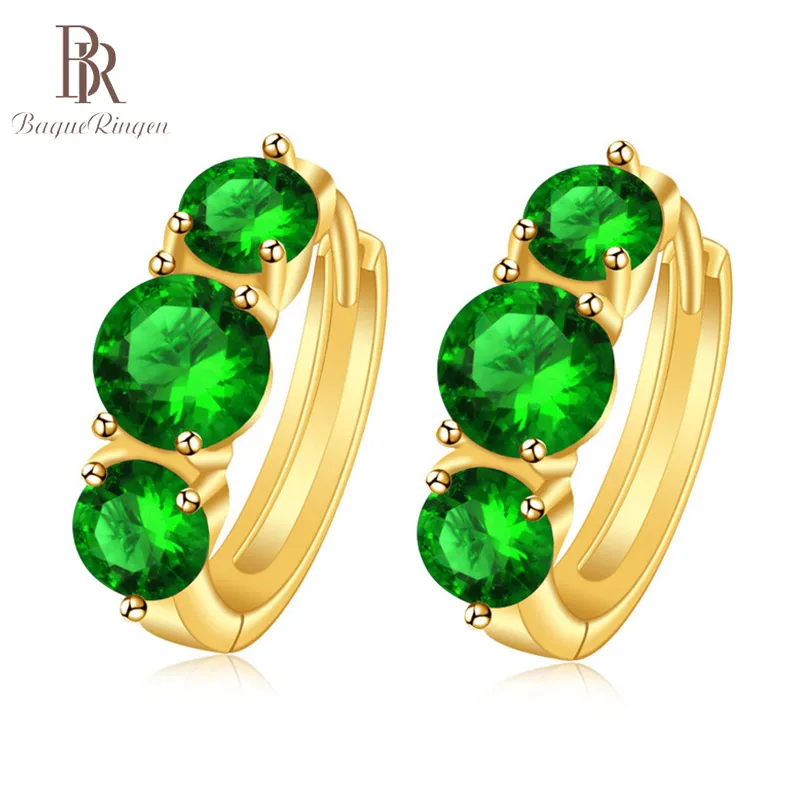 Ювелирные Изделия Bague Ringen классическое серебро 925 круглые драгоценные камни
