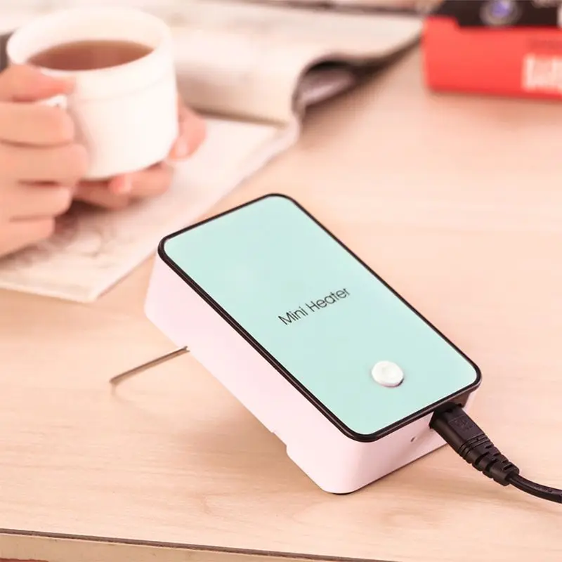 

Mini Electric Handy Heater With Mini Plug Warmer Machine for Hand in Winter Pink