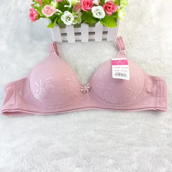 

Rose Aromatic Mom Underwear Soft Fabric Comfortable Middle Aged And Elderly People Bra Two Buckle No Steel Ring Non-Bound Underw