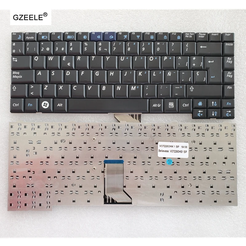 Фото Испанская клавиатура для ноутбука SP для SAMSUNG NP-R60 R70 R510 R560 P510 P560 P500 R508 №1