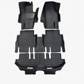

lsrtw2017 leather car floor mats for seat Alhambra 2010 2011 2012 2013 2014 2015 2016 2017 2018 2019 carpet rug accessories