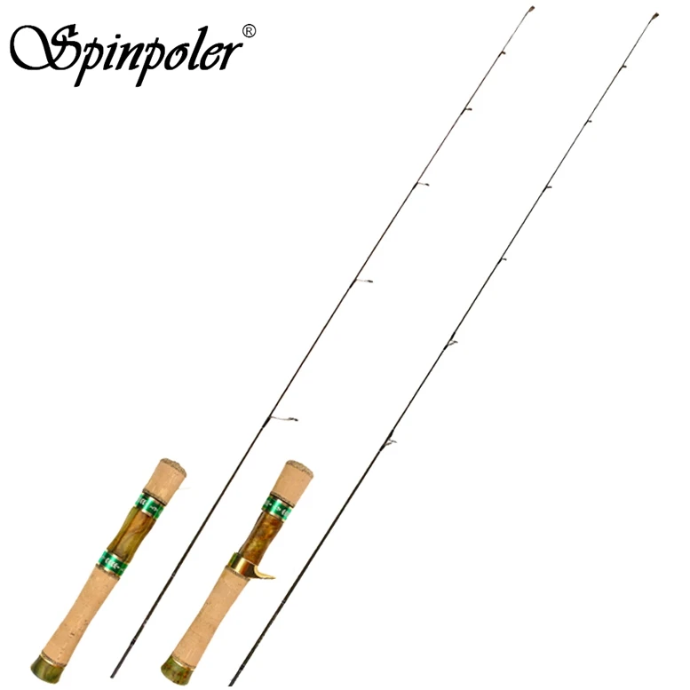 Spinpoler 1,32 м твердый наконечник плот удилище портативное 2 секции лодка удочка Сверхлегкий углеродное волокно рыболовные снасти приманка удилище