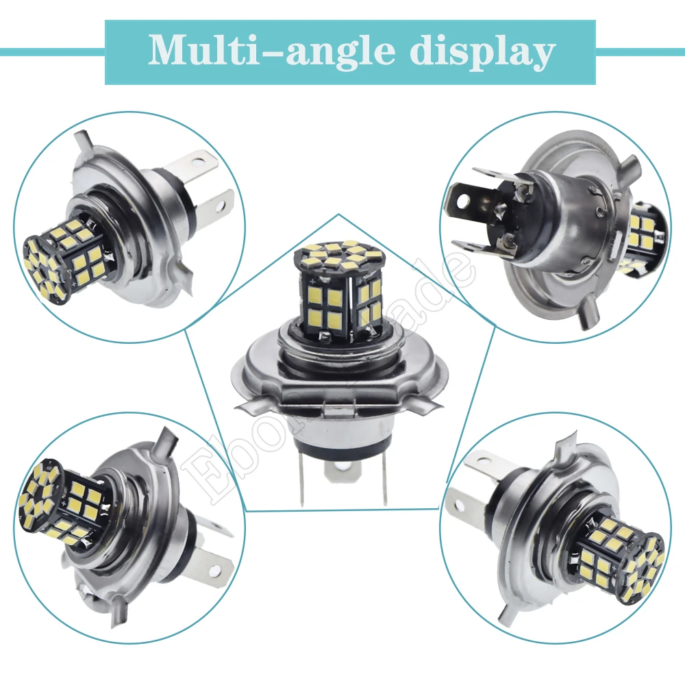6V H4 HB2 9003 LED  30SMD   Ʈ Ʈ ȭƮ 6000K  ο      Ʈ  , ǽ