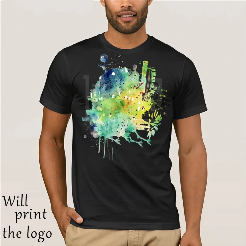 Art Design Magliette e camicette Magliette MAGLIETTA Degli Uomini di Moda Tessuto Camicia di Cotone Girocollo Manica Corta