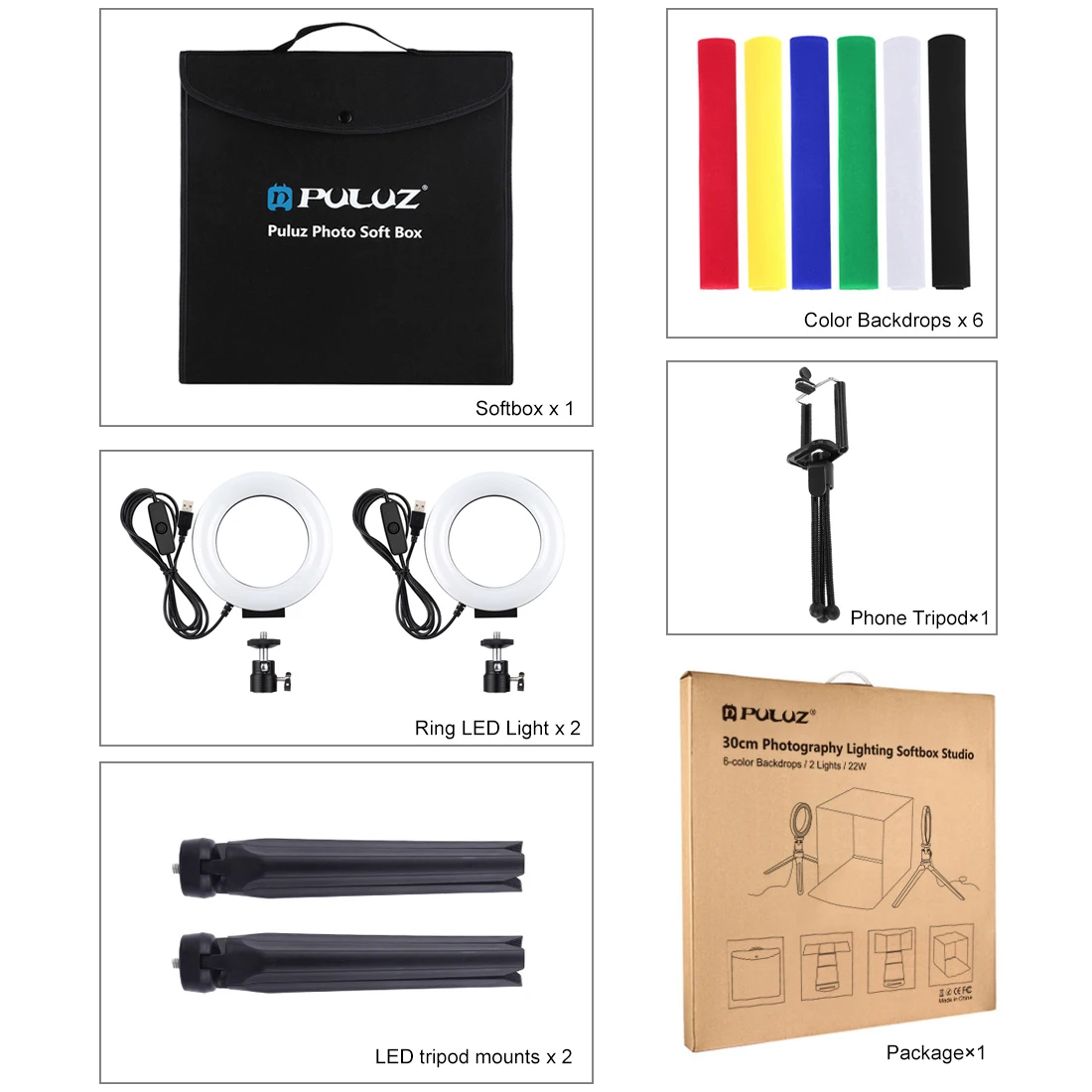 30cm Folding Portable Photo Soft Box Desktop Studio Shooting Tent