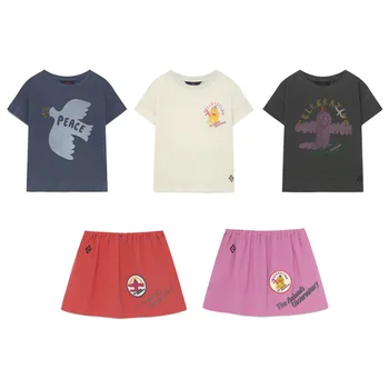 

IN STOCK T-shirt 2020 Spring and Summer Tao Children's Clothing Short-sleeved T-shirt Boys and Girls Printed Kid's Suits