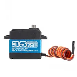 Mécanisme de direction numérique sans fil, en métal, étanche, à grand couple, 35KG, pour Axial SCX10 RR10 RC, pièce de Modification de voiture sur chenilles 