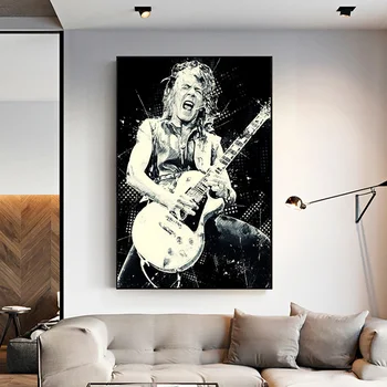 

RANDY RHOADS Poster Art Canvas Painting Room Decor