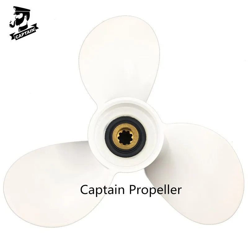 

Captain Propeller 7 1/2x4 Fit Yamaha Outboard Engine 4HP 5HP F4 F5 F6 Aluminum 9 Tooth Spline RH 624-45943-01-EL