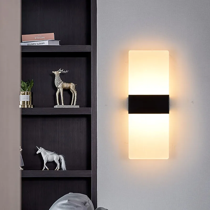Led Wall Lamp AC90-260V Bedding Room Living Room Indoor Bedroom 4/6/12/18W led light,led wall lamp,wall light