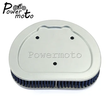 Per Harley Road King Electra Street Glide FLHX FLHT Moto Blu Ad Alto Flusso Filtro Aria di Ricambio 2008-12 Elemento Filtro Aria
