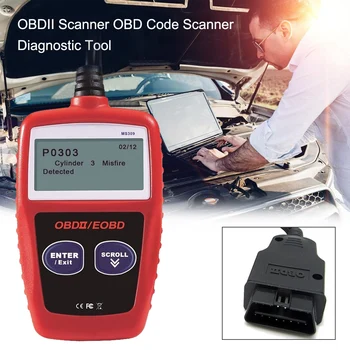

OBDII OBD Scanner Code Reader Car Diagnostic Scanner Engine Fault Code Reader