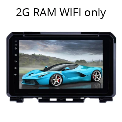 Sinosmart Android 8.1 Car GPS Navigation Radio for Suzuki Jimny 2007- 2din 2.5D IPS/QLED Screen - Color: Jimny 2019 2G