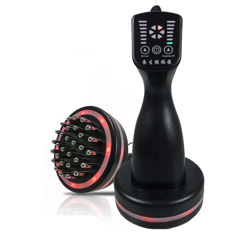 

Microcurrent Meridian Scrape Electronic Acupuncture Slimming Device Infrared Therapy Body Detoxification Massage Comb
