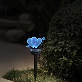 

Solar Powered LED Light Transparent Acrylic Outdoor Garden Lawn Pathway Landscape Lamp LKS99