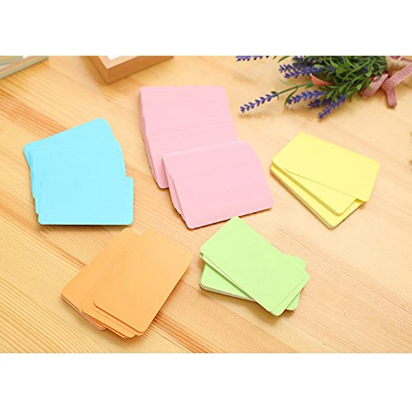 

FFYY-100 memory cards Blank DIY graffiti word cards net Small memo pad blocks Memorandum note Blank word cards