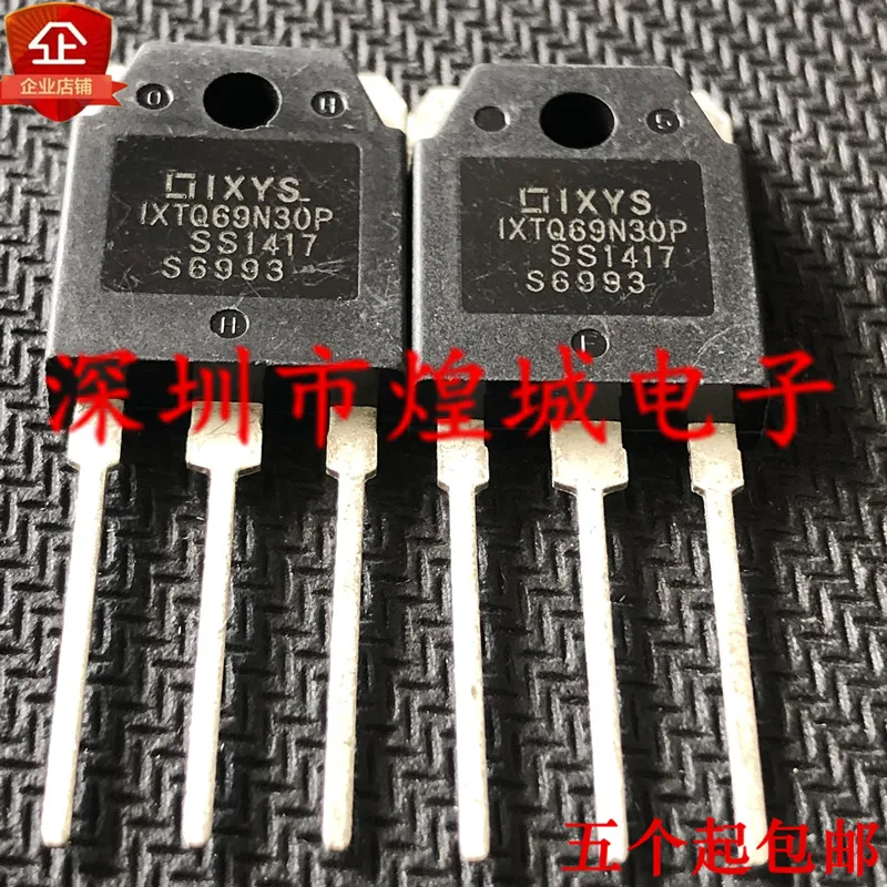 10PCS/Lot IXTQ69N30P TO-3P 300V 69A 5 | Электронные компоненты и принадлежности