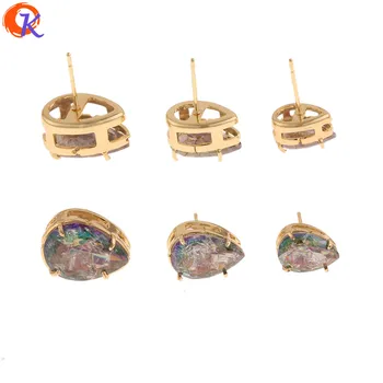 

Cordial Design 50Pcs Fashion Earrings Jewelry/CZ Ear Stud/Drop Shape/AB Crack Effect/Trendy Earrings/Earrings Stud For Women