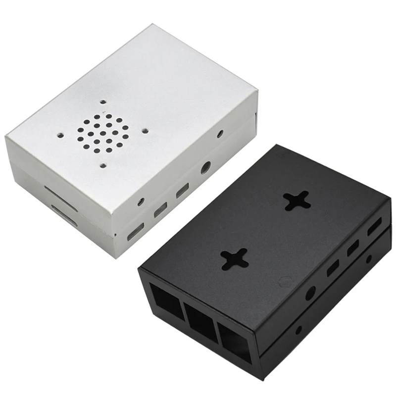 Алюминиевый чехол с охлаждающим вентилятором для Raspberry Pi 4, металлический корпус для RPI Raspberry Pi 4, Модель B