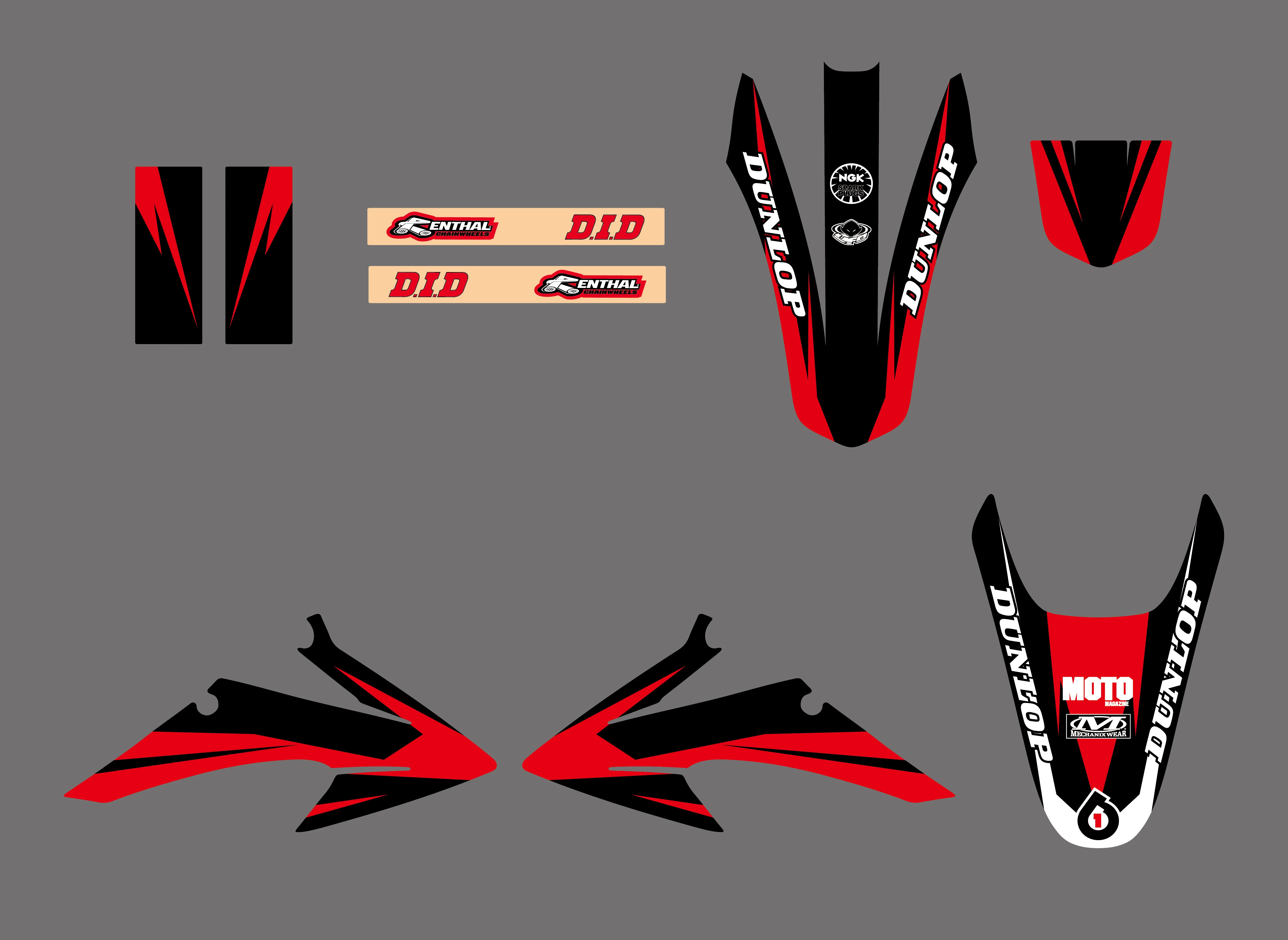 Details about   2008 2009 2010 2011 2012 2013 2014 CRF 150F 230F GRAPHICS CRF150F CRF230F DECALS 