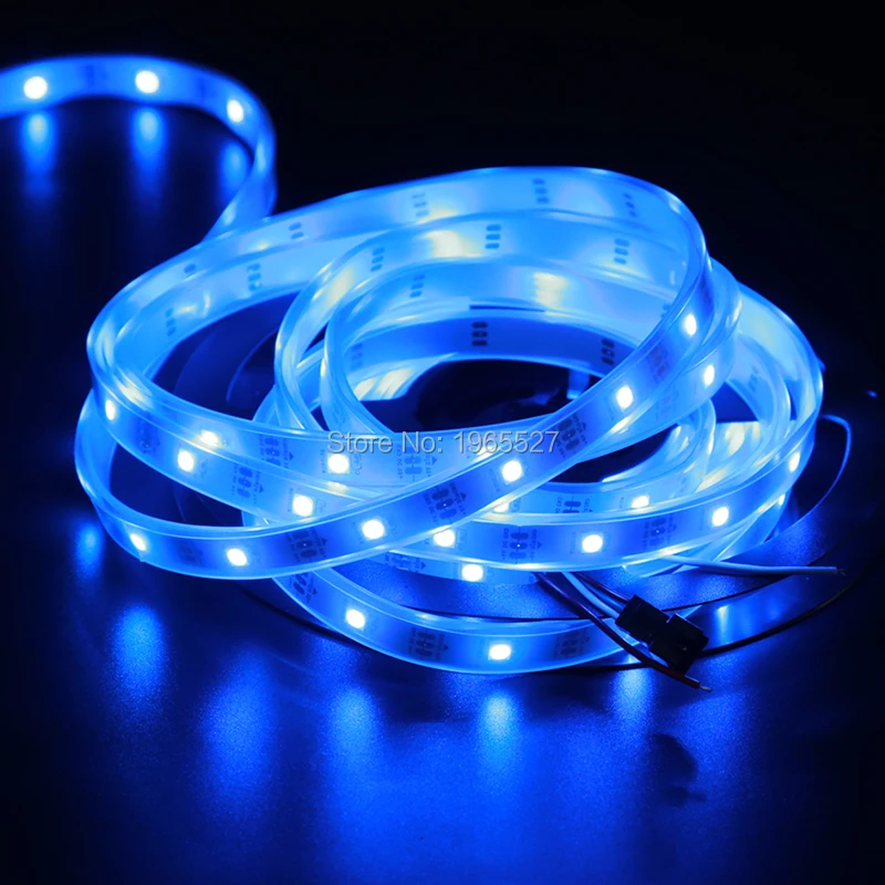 1 м 30 светодиодный s/M WS2812B пиксель полосы 5050 SMD RGB адресуемых гибкие светодиодные