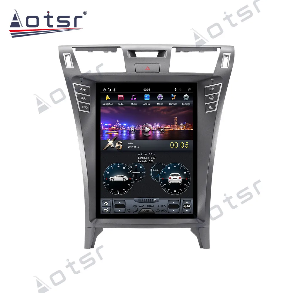 Aotsr 12 1 дюймовый вертикальный Tesla PX6 Android 9 0 RAM 4G CARPLAY автомобильный радиоплеер для
