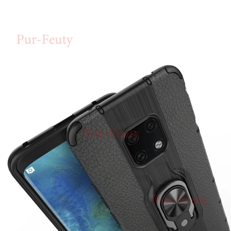 Чехол для huawei mate 20 Pro LYA L09 L29 силиконовый бампер роскошный Броня мягкое магнитное кольцо Броня чехол для mate 20Pro LYA-L09