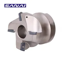 SANAI RAP 300R/400R Milling Cutter Face 50-22-4T 63-22-4T Milling Head 75 Degree Positive CNC Milling Tool No APMT Insert