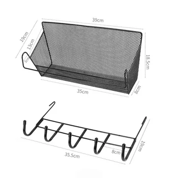 

Bedside Bed Hanging Storage Basket Hook Corner Shelf Holder Rack Organizer Easy To Install Easy To Use