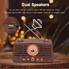 Retekess TR607 Classical Retro FM Radio Receiver Portable Decoration MP3 Radio stereo Bluetooth Speaker AUX USB Rechargeable ► Photo 3/6