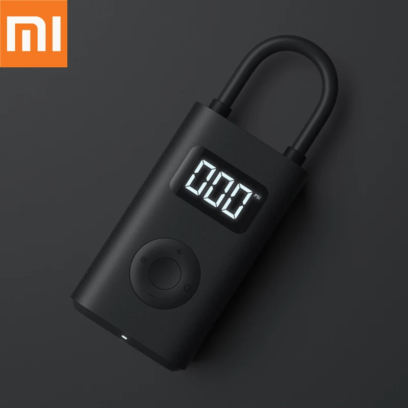 Original Xiaomi Mijia Portable Smart Digital Tire Pressure 1S Detection Electric Inflator Pump for Bike Motorcycle Car Football portable air pump,electric air compressor