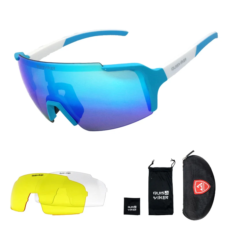 QUISVIKER бренд 3 набор линз спортивные очки наивысшего качества солнцезащитные очки мужские и женские очки для вождения