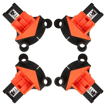 

4pcs Locator Home Corner Clamp Reusable Quick Fixed Multifunctional Woodworking Fixture Carpenter Multi Angle T Joints DIY