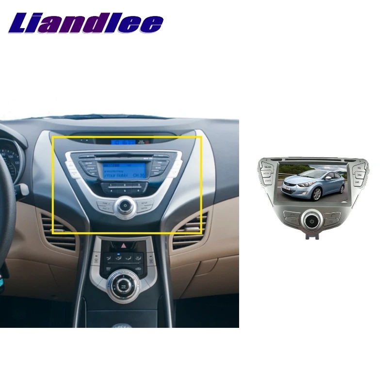 Для Hyundai Elantra MD 2010~ LiisLee автомобильный мультимедиа, ТВ DVD gps аудио Hi-Fi Радио Стерео стиль навигация NAVI
