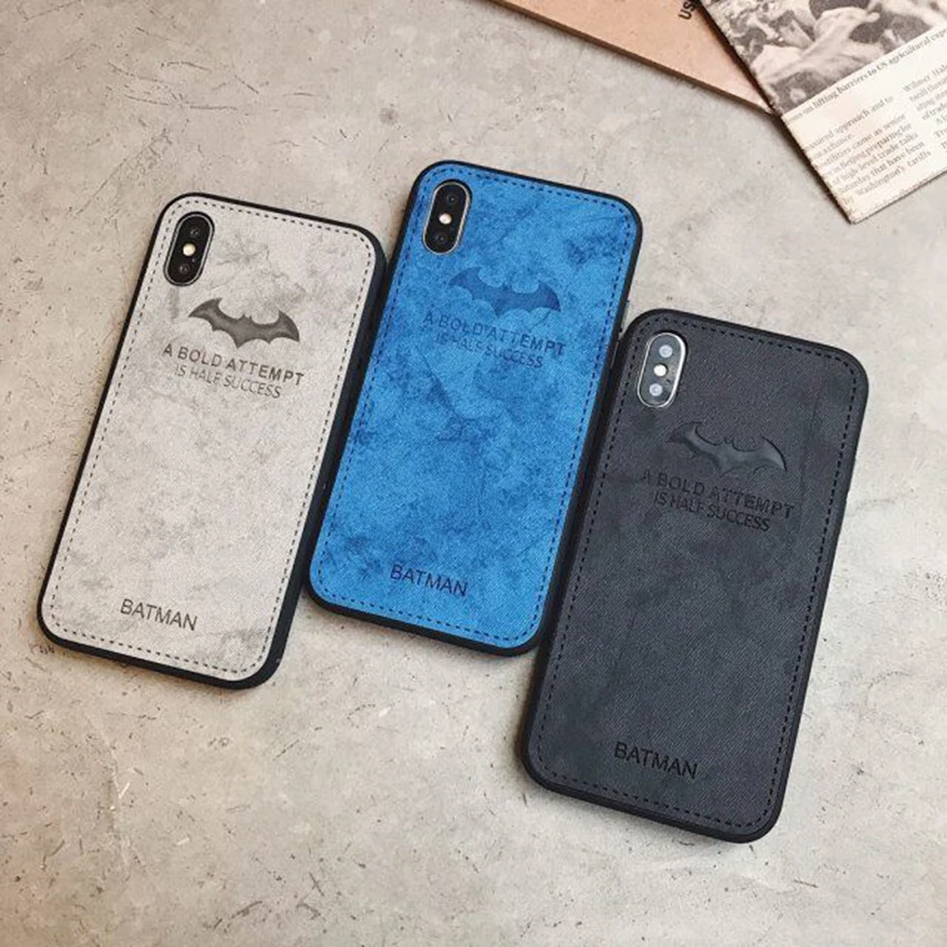 

Cloth fabric bat pattern case For Oppo F9 A7X F11 A9 A9X K1 R15X K3 RealmeX RENO 10X