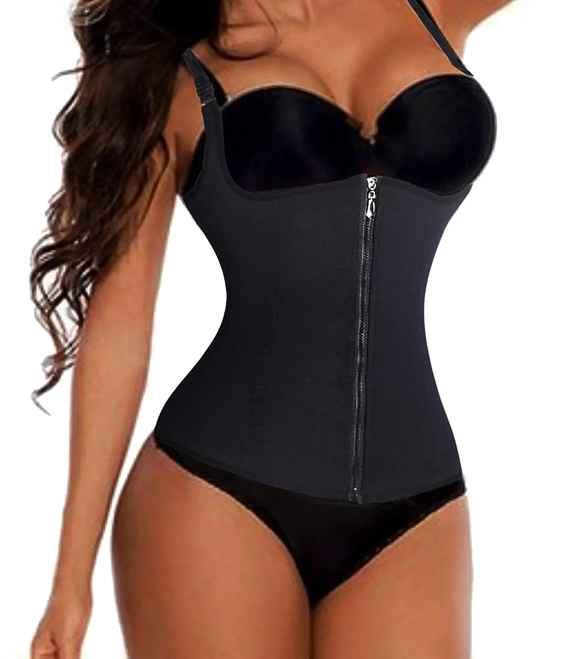 Heat Body Fat Waist Trainer for Women Hot Neoprene Sweat Vest Weight Loss Shaper Sauna Suit Slimming Belt | Женская одежда