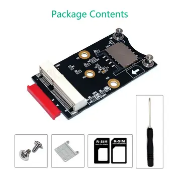 

Mini PCI-E to M.2 (NGFF ) key A/E Adapter With SIM card Slot for WiFi WWAN LTE Module 3G/4G Net work For PC