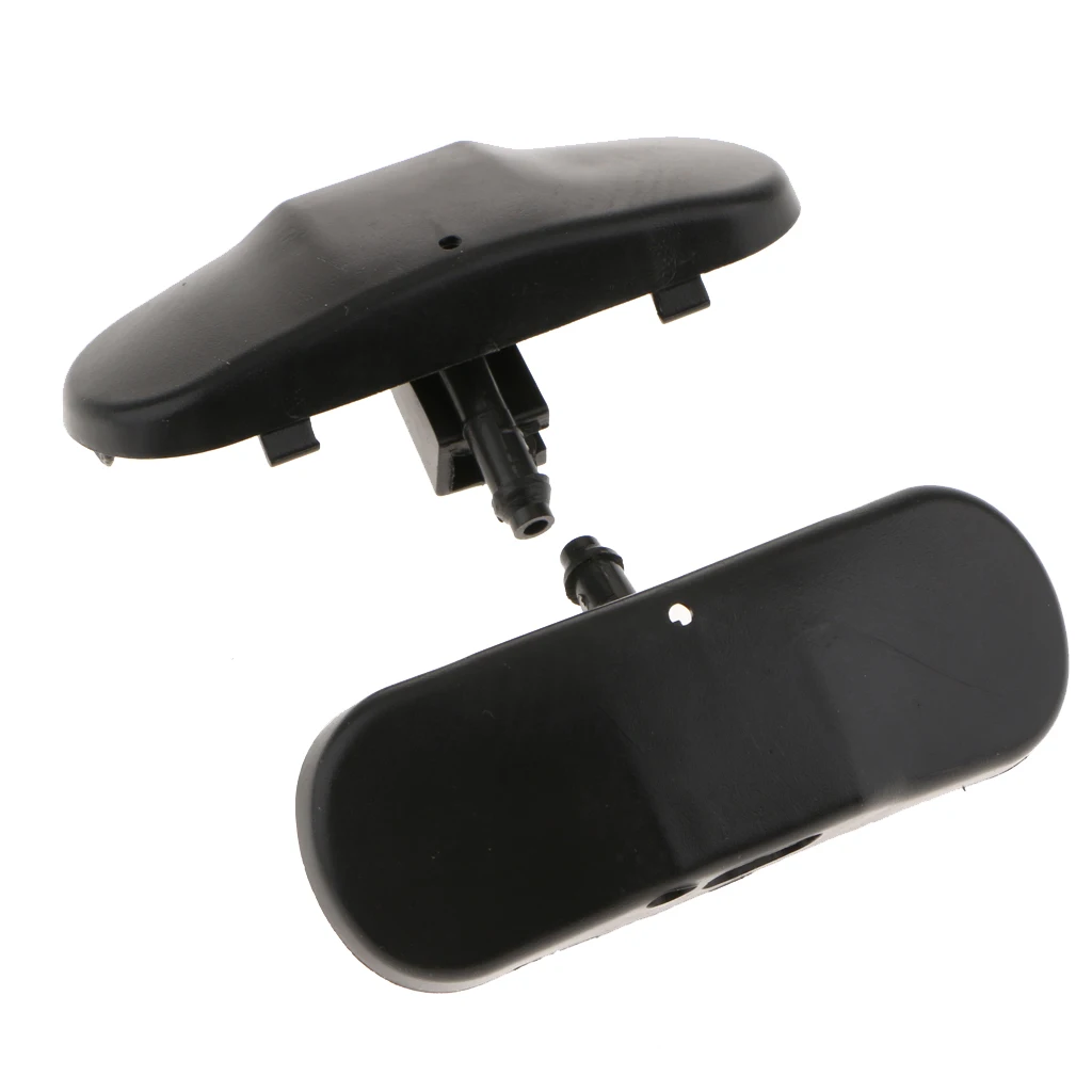 Pair Car Windshield Wiper Spray Nozzle for Jetta MK5 MK6 1K2/Passat B6 B7 3C/EOS 1F7 1F8 2006-2014