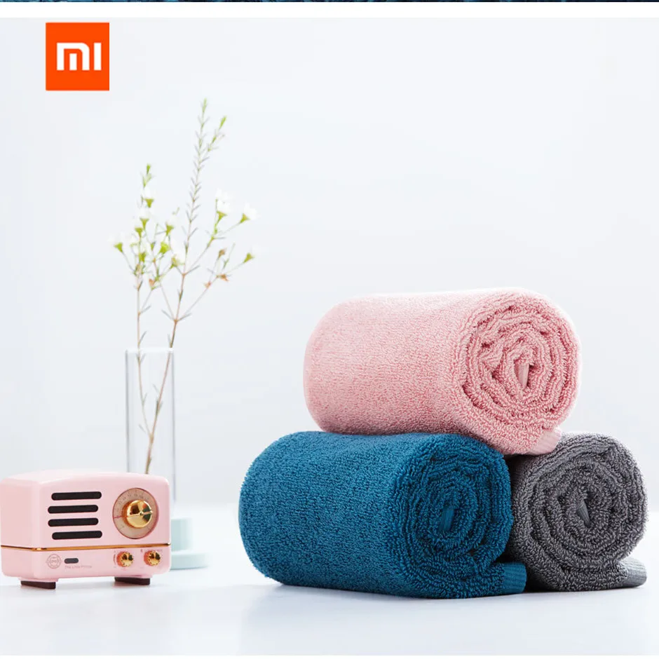 2019 XIAOMI Mijia 32x70 см полотенце 100% хлопок 5 видов цветов с высоким уровнем