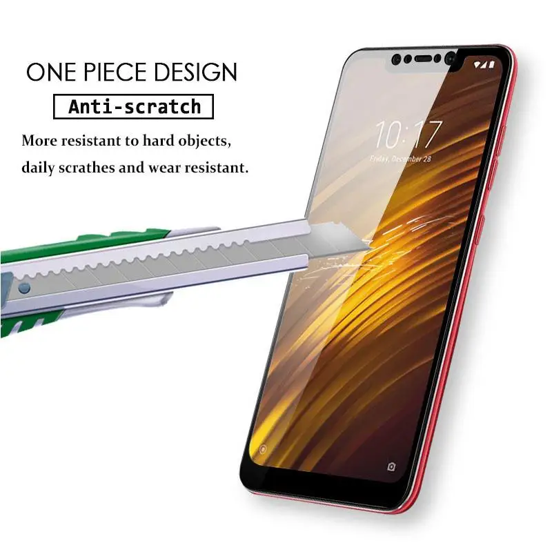 9D полное покрытие стекло для Xiaomi Pocophone F1 протектор экрана закаленное стекло для Xiaomi Pocophone F1 пленка для Pocofone F1 стекло