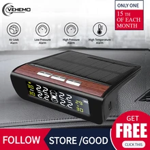 Сигнализация давления в шинах, Автомобильная солнечная энергия, 4 шт., датчик TPMS, контроль давления в шинах, авто, USB, взрывозащищенное лобовое стекло