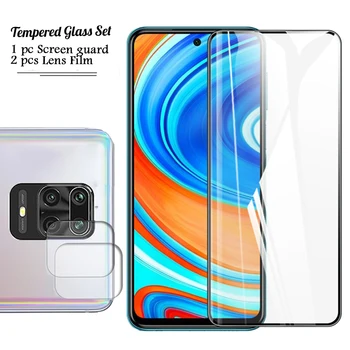 

For Xiaomi Redmi Note 9s Tempered Glass Screen Guard & 2pcs Camera Glass Protector For Redmi Note 9 s Screen & lens Protection
