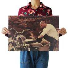 [A957] Jason 04 Ностальгический ретро плакат из крафт-бумаги экран для помещений кафе декоративная живопись