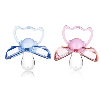

Baby Pacifier Mouth Silicone Automatic Closing Thumb Type Dustproof Infant Soother Nipper For Newborn Baby Safe Pacifiers
