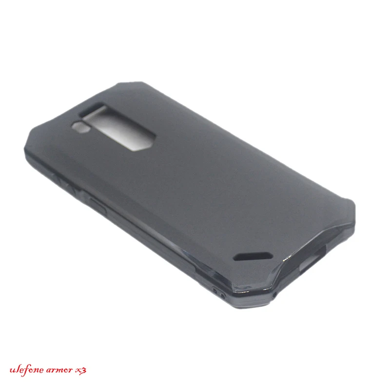 Для Ulefone Броня X3 чехол из ТПУ силикона с 5,5 Дюймов прозрачный прочный армированный чехол для телефона защитный чехол-накладка на заднюю панель для Ulefone Броня X3 чехол бампер для мобильного телефона