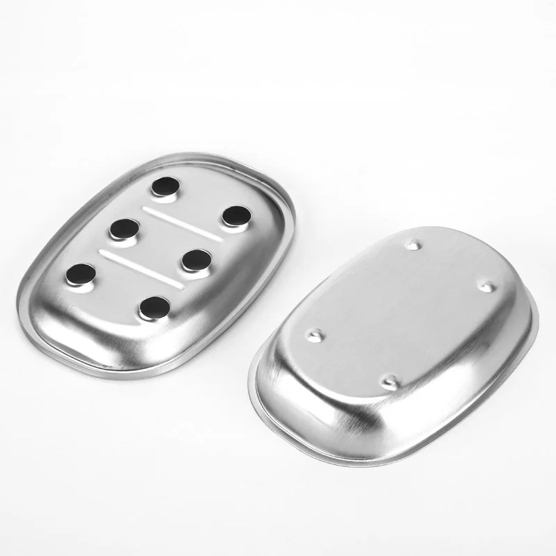 Creative Home Table-board 304 Stainless Steel Soap Dish Household Soap Dribbling Water Pan Hotel Sanitary Ware Supplies