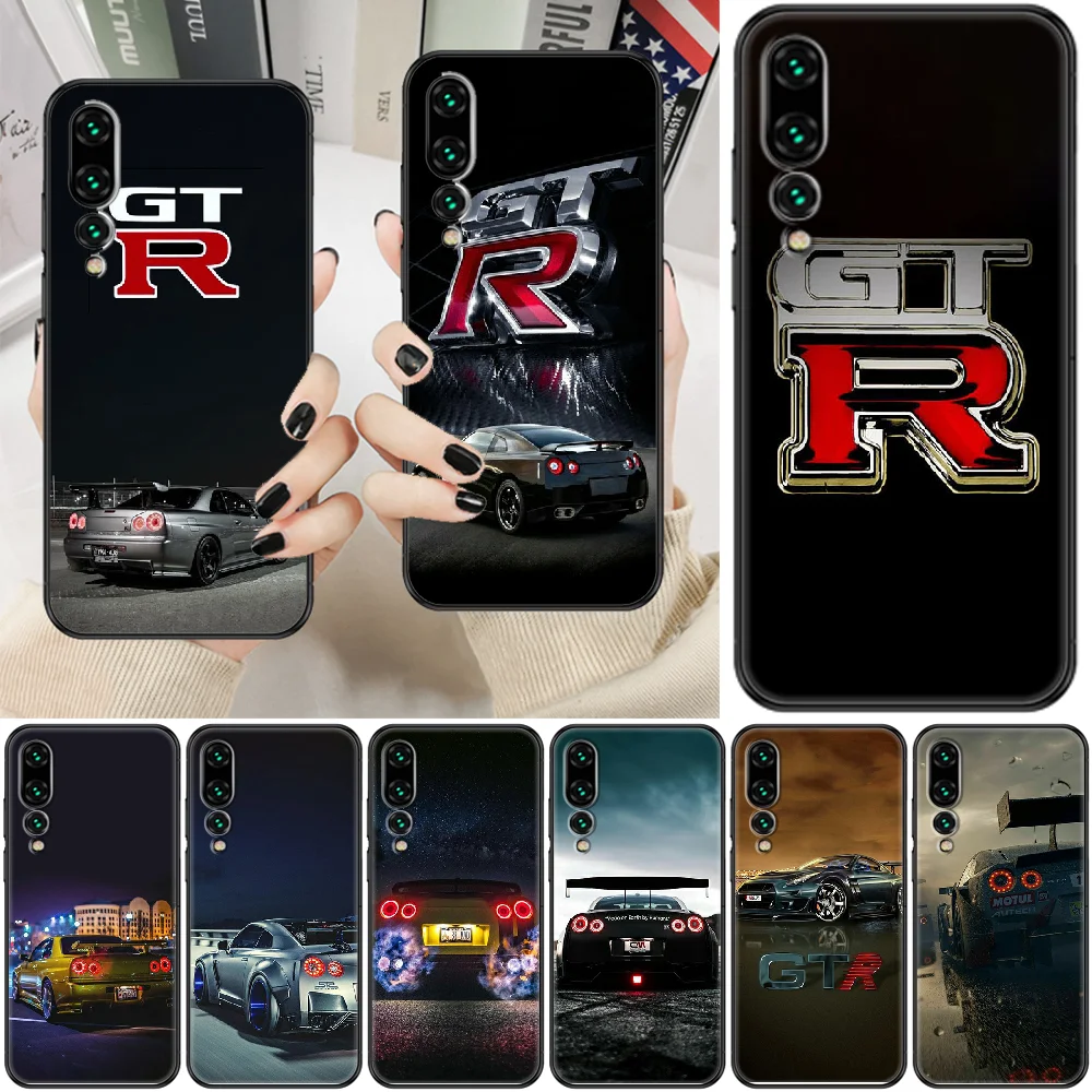 Спортивный автомобильный gtr чехол для телефона Huawei P Mate P10 P20 P30 P40 10 20 Smart Z Pro Lite 2019