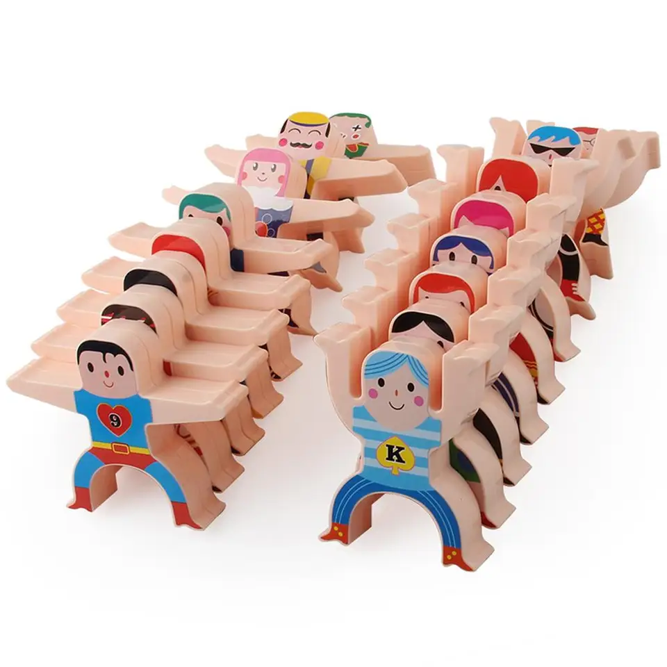 hercules stacking blocks balancing toy