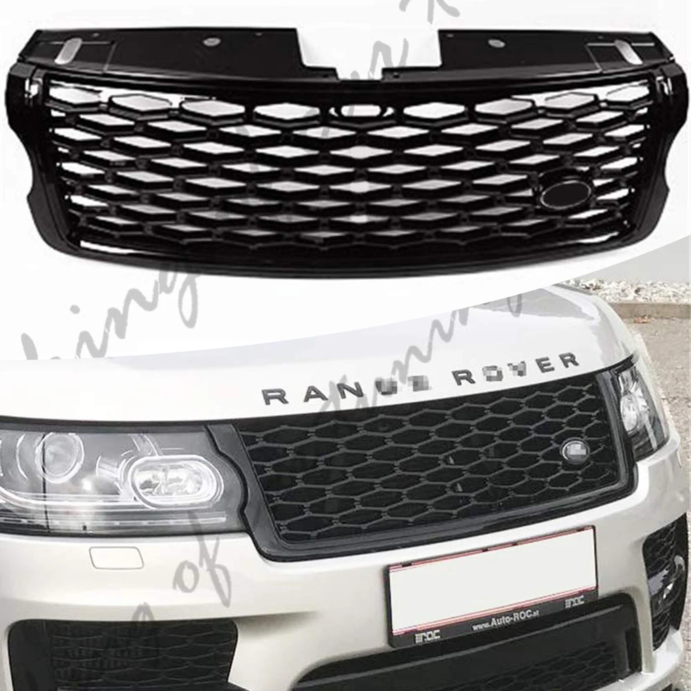 

Front Grille Vent Mesh Cover Grill Bar Fits for Land Rover Range Rover SVO 2013-2017